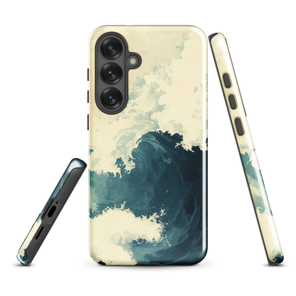 'Rising Swell' Samsung Galaxy S25 Plus tough phone case - protective glossy case NZ Australia