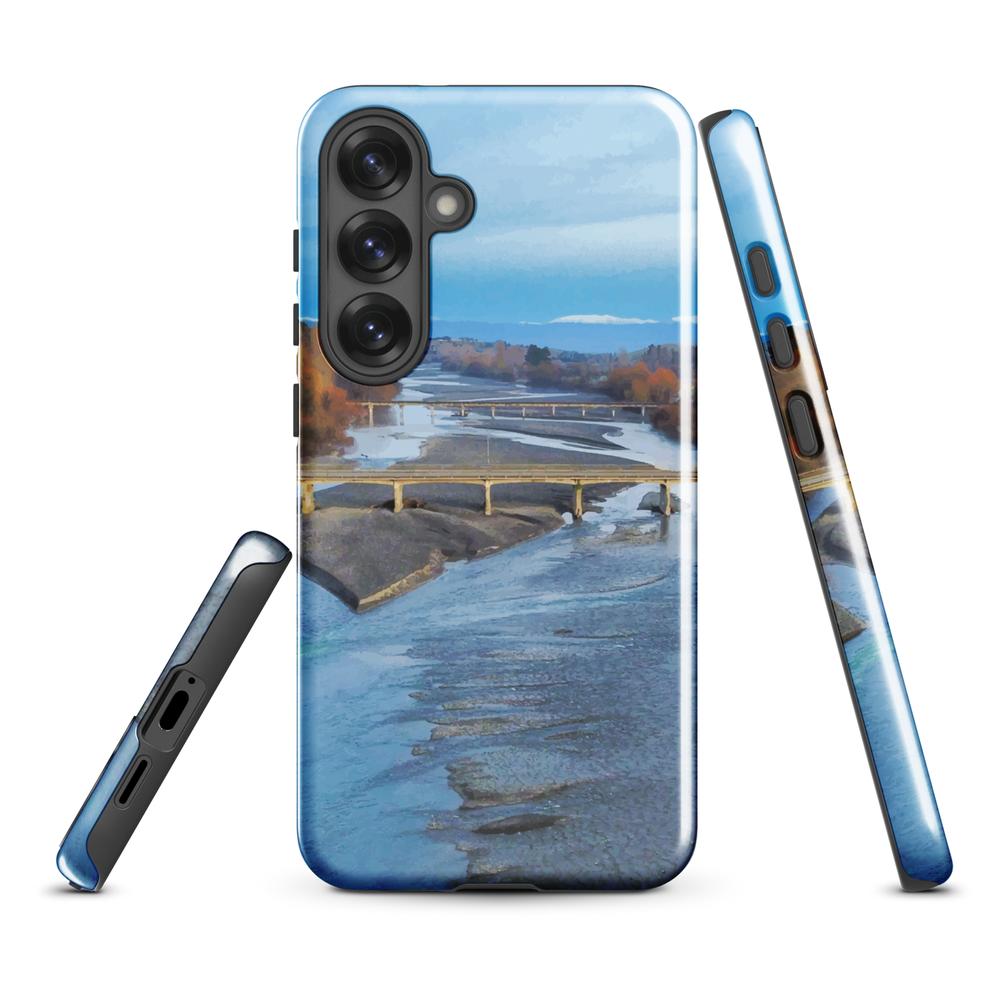 'Ruahine' Samsung Galaxy S25 Plus tough phone case - protective glossy case NZ Australia
