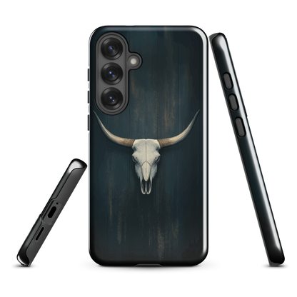 'Longhorn' Samsung Galaxy S25 Plus tough phone case - protective glossy case NZ Australia