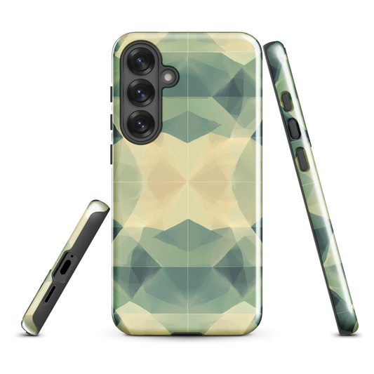 'Symmetry' Samsung Galaxy S25 Plus tough phone case - protective glossy case NZ Australia