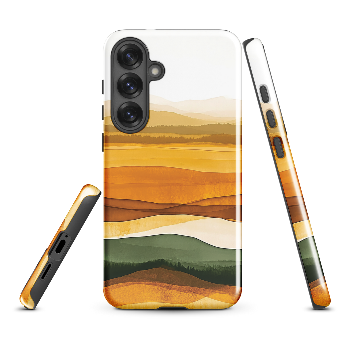 'Autumn' Samsung Galaxy S25 Plus tough phone case - protective glossy case NZ Australia