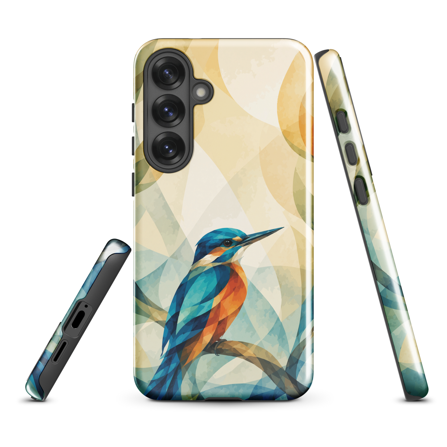 'Kōtare' Samsung Galaxy S25 Plus tough case - protective glossy case NZ Australia