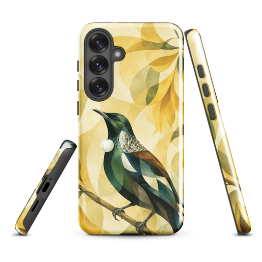 'Tui' Samsung Galaxy S25 Plus tough phone case - protective glossy case NZ Australia