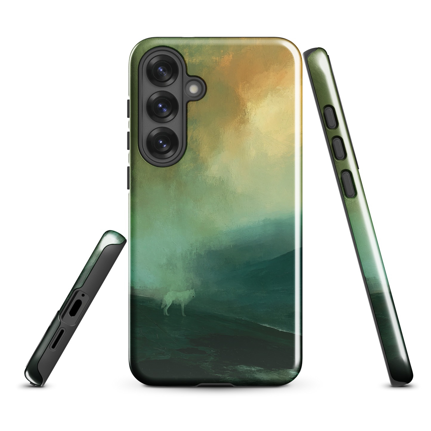 'Acid Rain' Samsung Galaxy S25 Plus tough phone case - protective glossy case NZ Australia