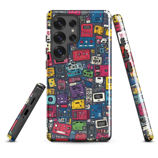'Arcade' Samsung Galaxy S25 Ultra tough phone case - protective glossy case NZ Australia