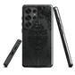 'Obsidian' Samsung Galaxy S25 Ultra tough phone case - protective glossy case NZ Australia