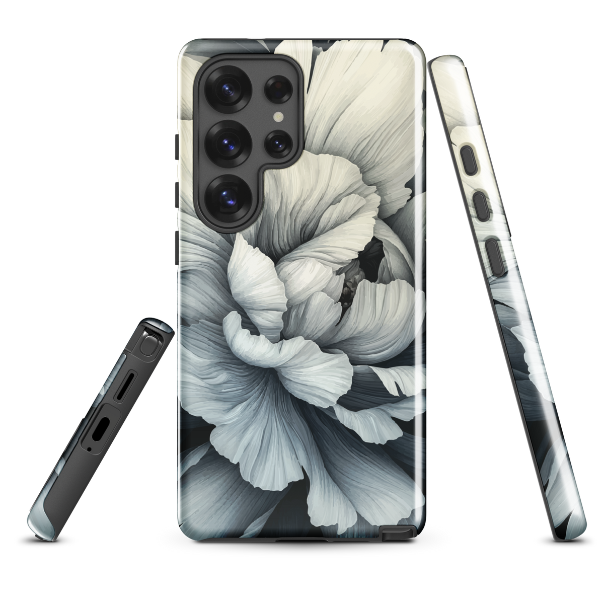 'Moonlit' Samsung Galaxy S25 Ultra tough phone case - protective glossy case NZ Australia