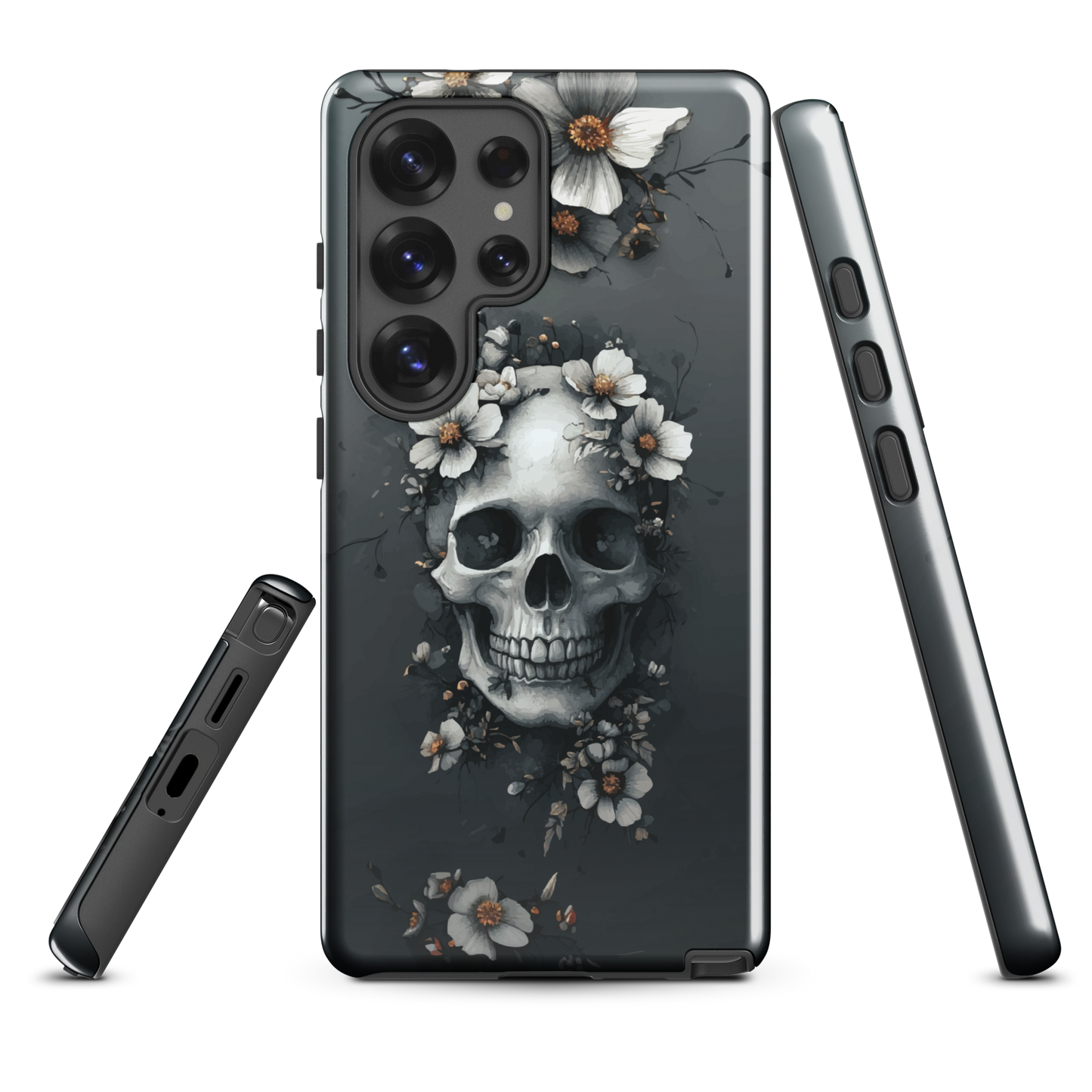 'Eternal Bloom' Samsung Galaxy S25 Ultra tough phone case - protective glossy case NZ Australia