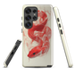 'Red Snake' Samsung Galaxy S25 Ultra tough phone case - protective glossy case NZ Australia