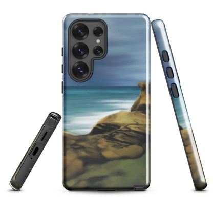 'Castle Point' Samsung Galaxy S25 Ultra tough phone case - protective glossy case NZ Australia