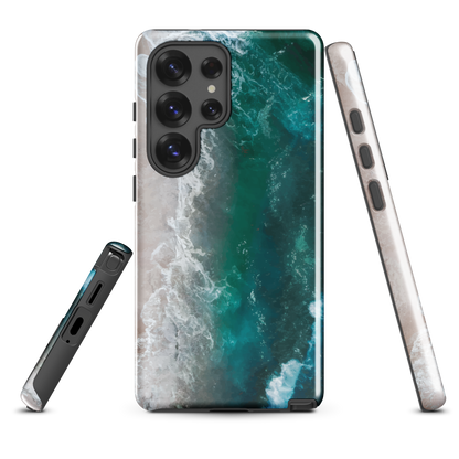 'Ocean View' Samsung Galaxy S25 Ultra tough phone case - protective glossy case NZ Australia