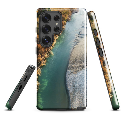 'Waters Edge' Samsung Galaxy S25 Ultra tough phone case - protective glossy case NZ Australia