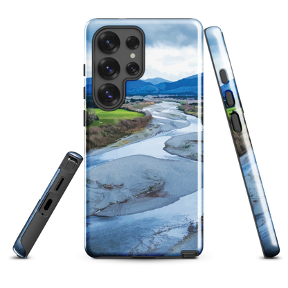'Waiohine' Samsung Galaxy S25 Ultra tough phone case - protective glossy case NZ Australia