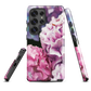 'Hydrangea' Samsung Galaxy S25 Ultra tough phone case - protective glossy case NZ Australia