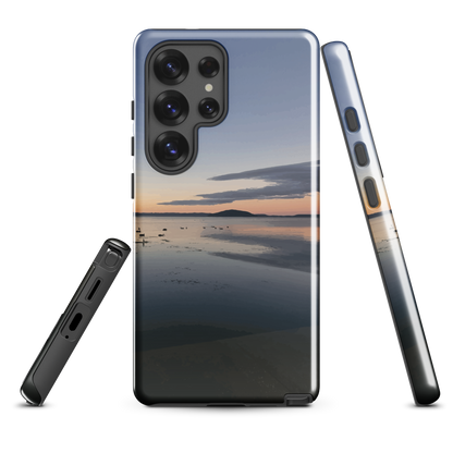 'Whispers on the Lake' Samsung Galaxy S25 Ultra tough phone case - protective glossy case NZ Australia