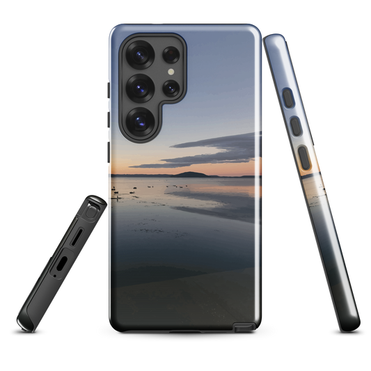 'Whispers on the Lake' Samsung Galaxy S25 Ultra tough phone case - protective glossy case NZ Australia