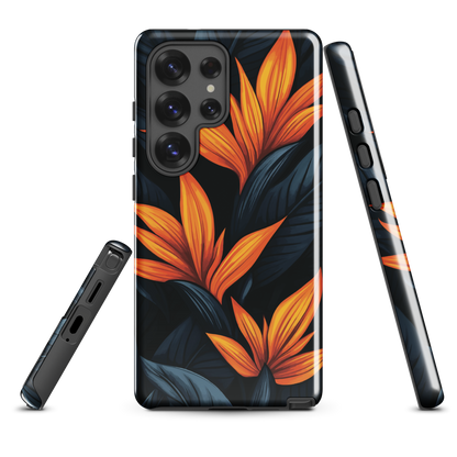 'Bird of Paradise' Samsung Galaxy S25 Ultra tough phone case - protective glossy case NZ Australia