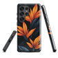 'Bird of Paradise' Samsung Galaxy S25 Ultra tough phone case - protective glossy case NZ Australia