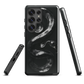 'Black Python' Samsung Galaxy S25 Ultra tough phone case - protective glossy case NZ Australia