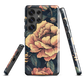 'Vintage Pink Roses' Samsung Galaxy S25 Ultra tough phone case - protective glossy case NZ Australia
