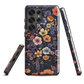 'Wildflowers' Samsung Galaxy S25 Ultra tough phone case - protective glossy case NZ Australia