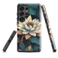 'Water Lily' Samsung Galaxy S25 Ultra tough phone case - protective glossy case NZ Australia