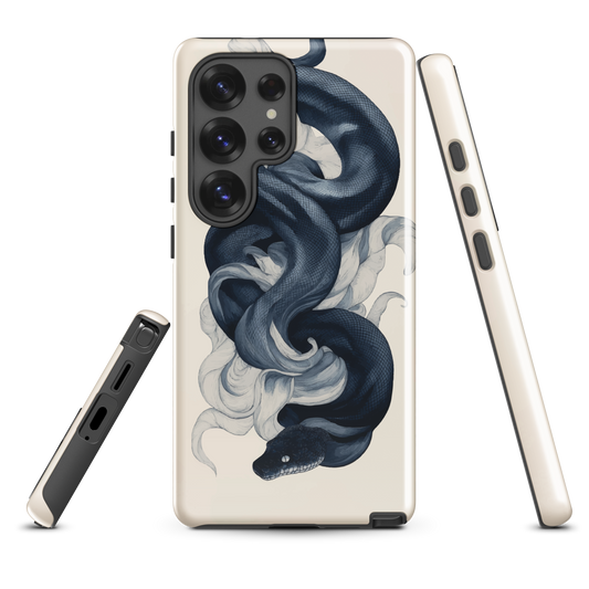 'Midnight Python' Samsung Galaxy S25 Ultra tough phone case - protective glossy case NZ Australia