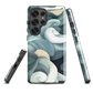 'Ebb and Flow' Samsung Galaxy S25 Ultra tough phone case - protective glossy case NZ Australia