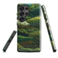 'Forest Layers' Samsung Galaxy S25 Ultra tough phone case - protective glossy case NZ Australia
