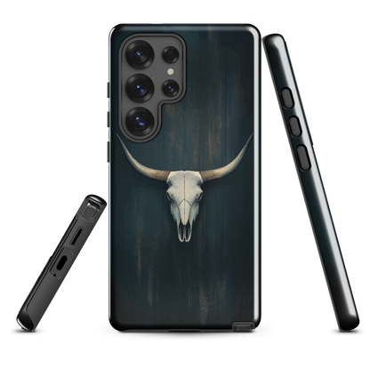 'Longhorn' Samsung Galaxy S25 Ultra tough phone case - protective glossy case NZ Australia