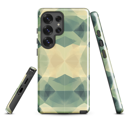 'Symmetry' Samsung Galaxy S25 Ultra tough phone case - protective glossy case NZ Australia