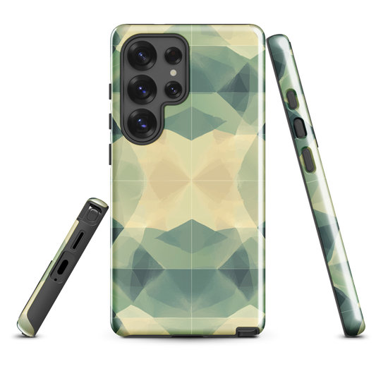 'Symmetry' Samsung Galaxy S25 Ultra tough phone case - protective glossy case NZ Australia