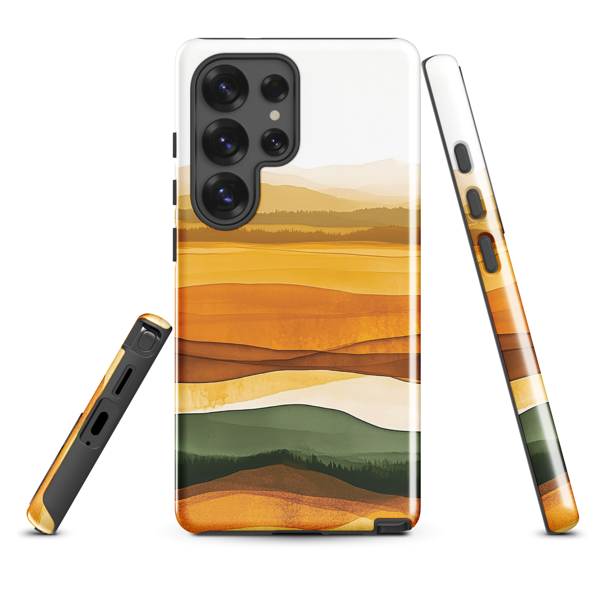 'Autumn' Samsung Galaxy S25 Ultra tough phone case - protective glossy case NZ Australia
