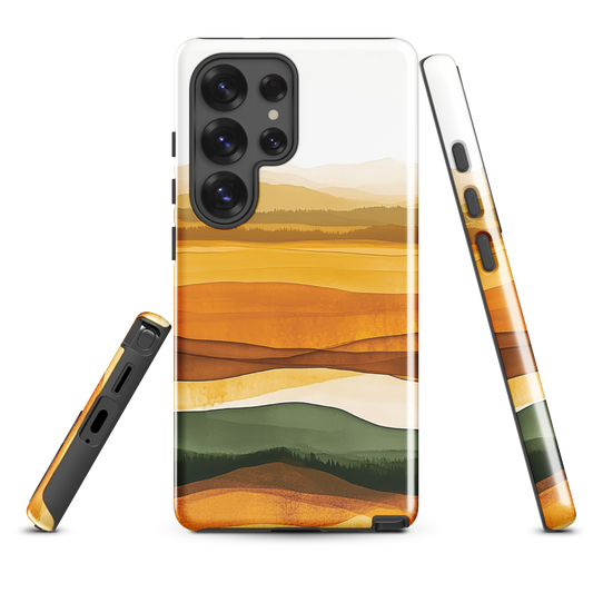 'Autumn' Samsung Galaxy S25 Ultra tough phone case - protective glossy case NZ Australia