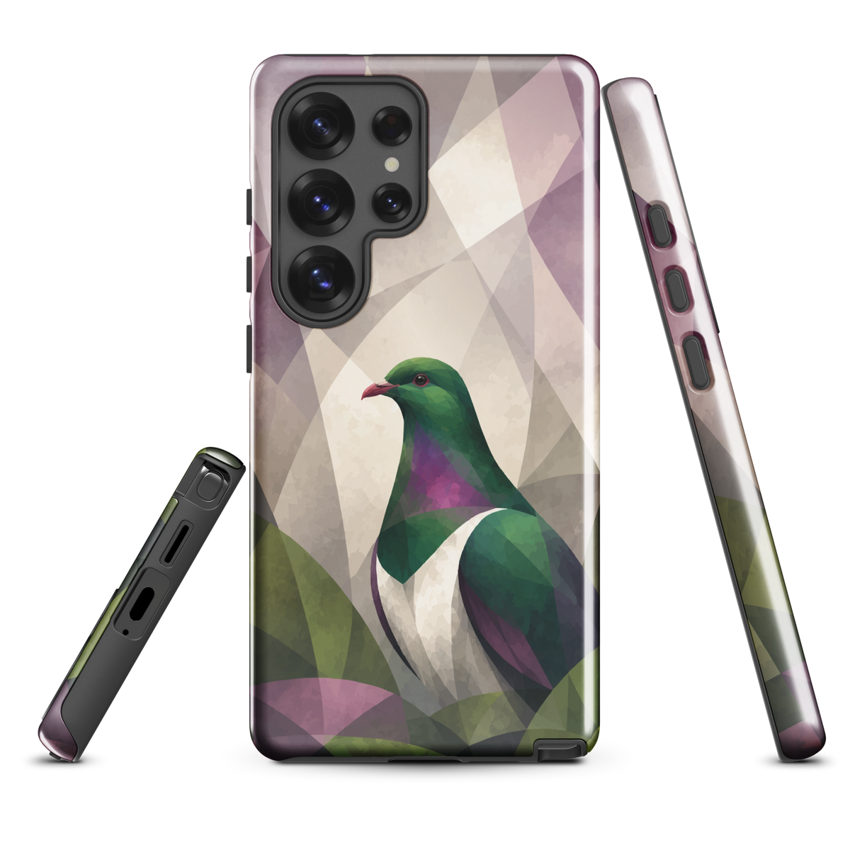 'Kereru' Samsung Galaxy S25 Ultra tough phone case - protective glossy case NZ Australia