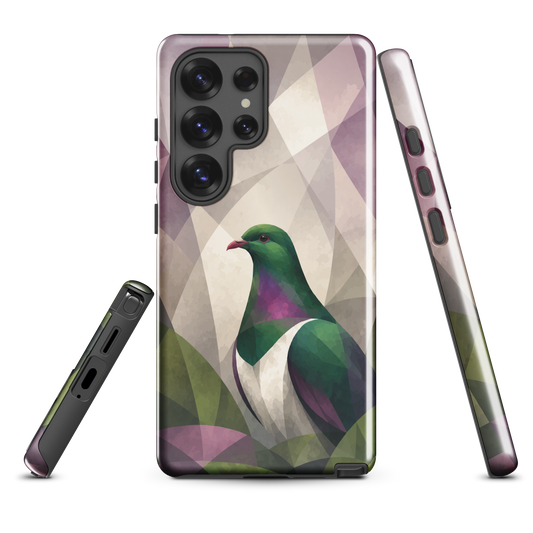 'Kereru' Samsung Galaxy S25 Ultra tough phone case - protective glossy case NZ Australia