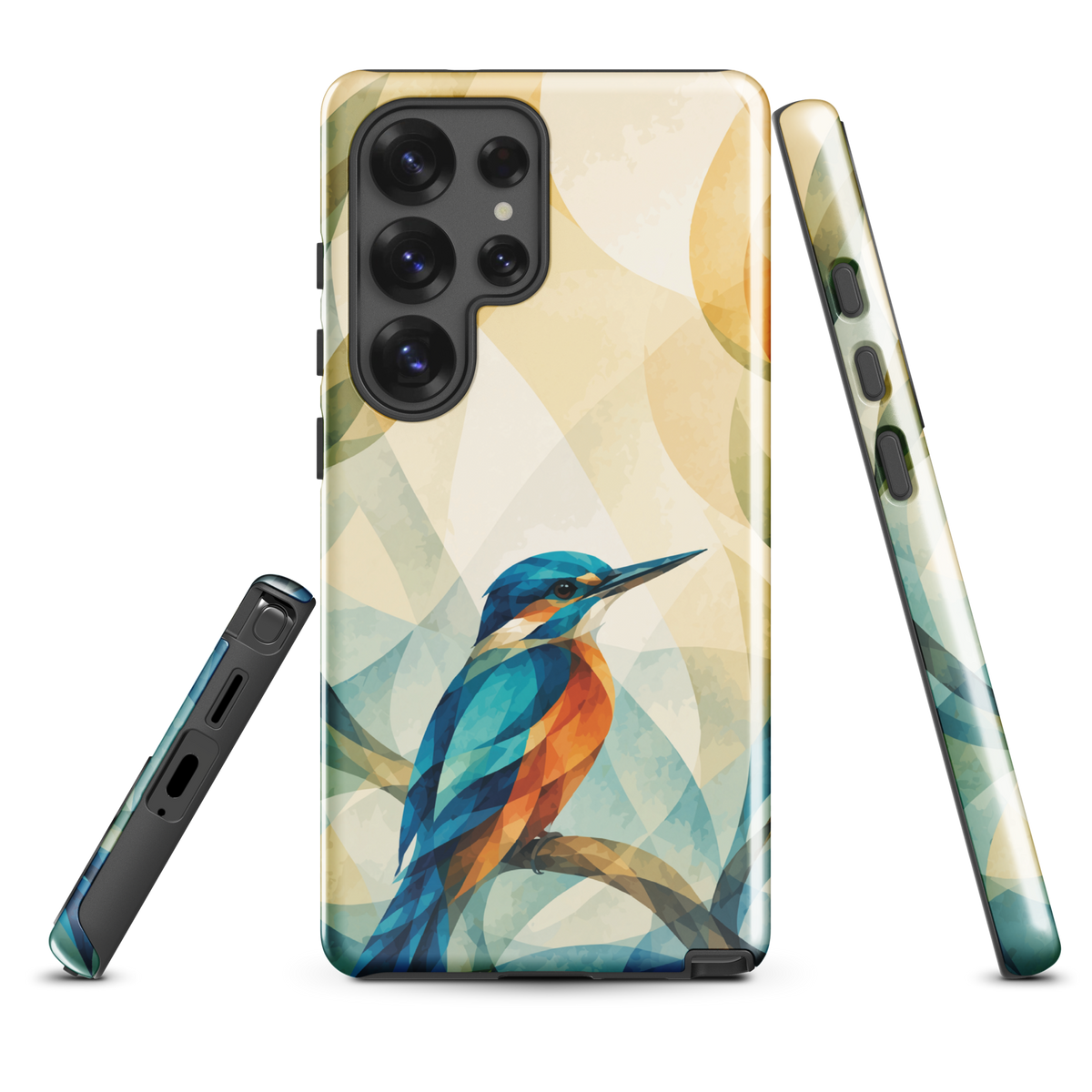 'Kotare' Samsung Galaxy S25 Ultra tough phone case - protective glossy case NZ Australia