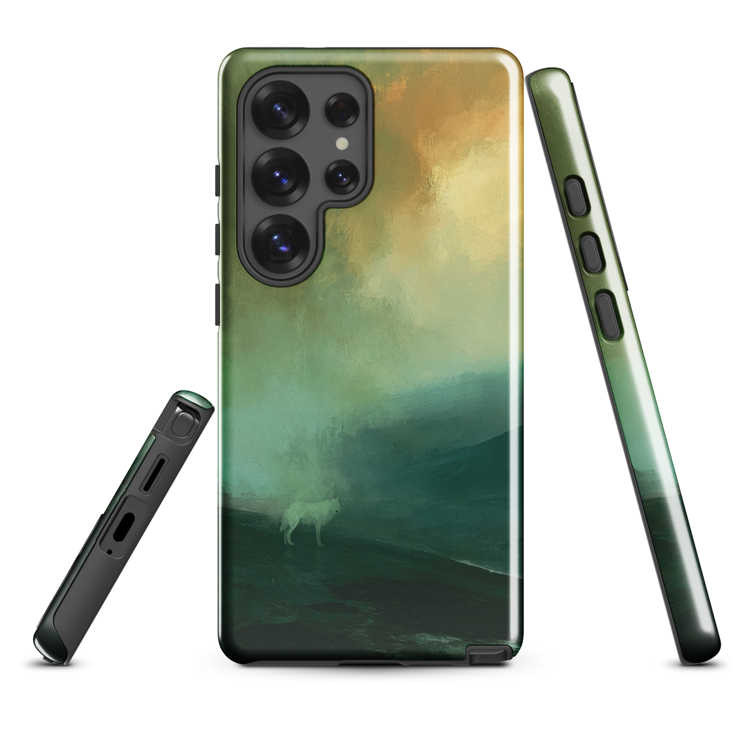 'Acid Rain' Samsung Galaxy S25 Ultra tough phone case - protective glossy case NZ Australia