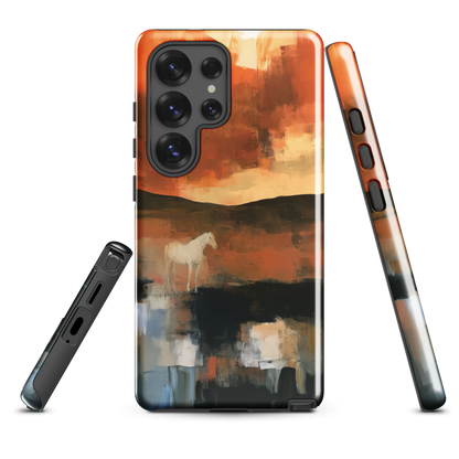 'Ember Fields' Samsung Galaxy S25 Ultra tough phone case - protective glossy case NZ Australia