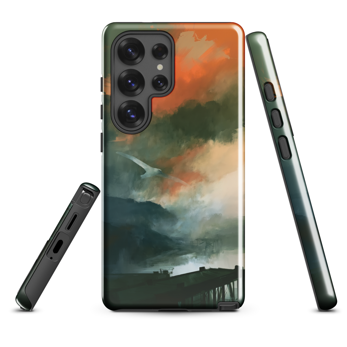 'Harbour' Samsung Galaxy S25 Ultra tough phone case - protective glossy case NZ Australia