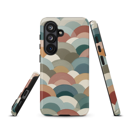 'Warm Horizons' Samsung Galaxy S26 tough phone case - protective glossy case NZ Australia