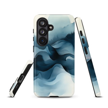 'Still Valleys' Samsung Galaxy S26 tough phone case - protective glossy case NZ Australia