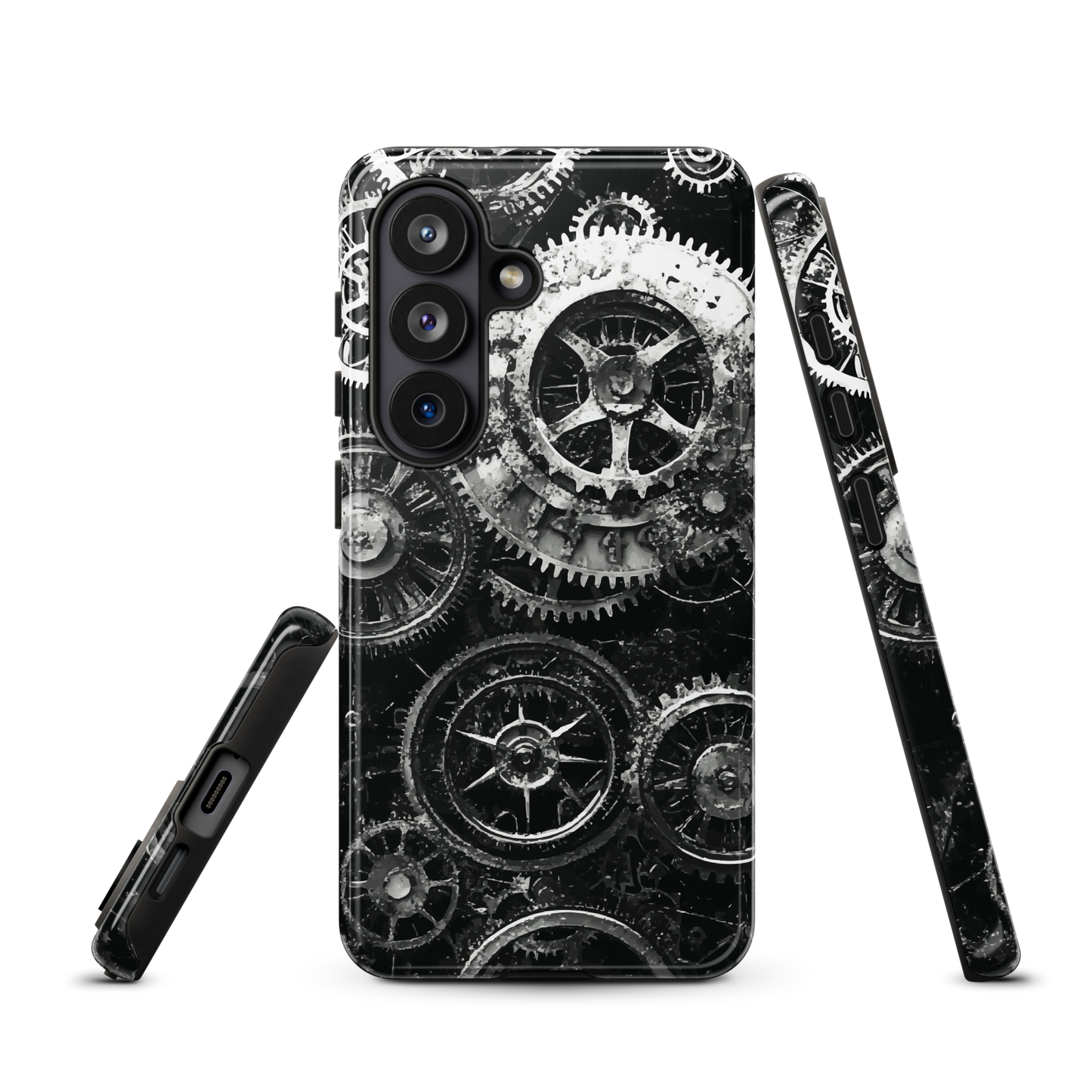 'Clockwork' Samsung Galaxy S26 tough phone case - protective glossy case NZ Australia