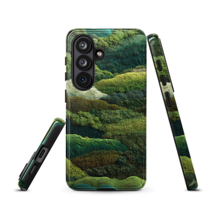 'Forest Layers' Samsung Galaxy S26 tough phone case - protective glossy case NZ Australia