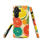 'Citrus Pop' Samsung Galaxy S26 tough phone case - protective glossy case NZ Australia