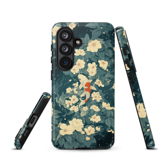 'Koi' Samsung Galaxy S26 tough phone case - protective glossy case NZ Australia