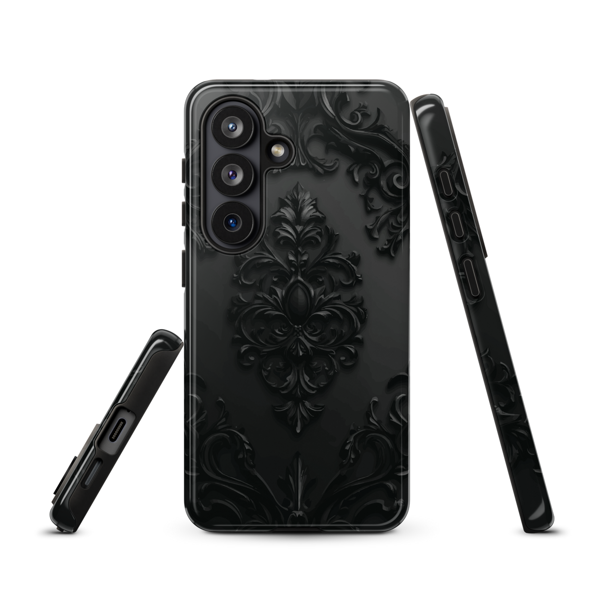 'Obsidian' Samsung Galaxy S26 tough phone case - protective glossy case NZ Australia