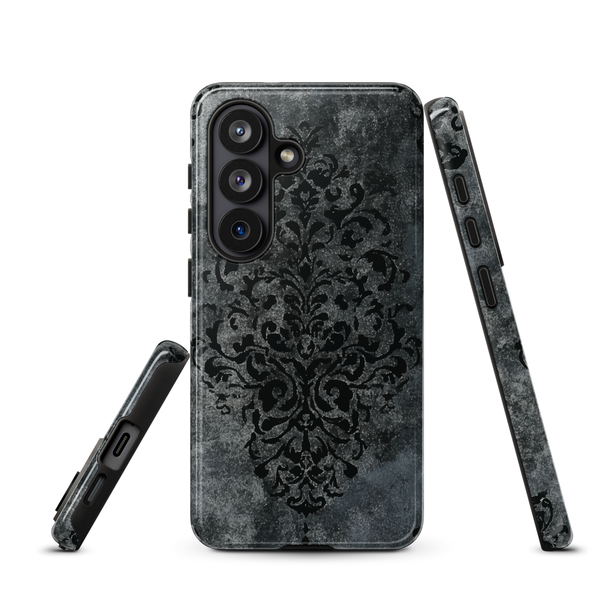 'Damask' Samsung Galaxy S26 tough phone case - protective glossy case NZ Australia