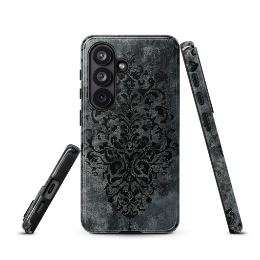 'Damask' Samsung Galaxy S26 tough phone case - protective glossy case NZ Australia