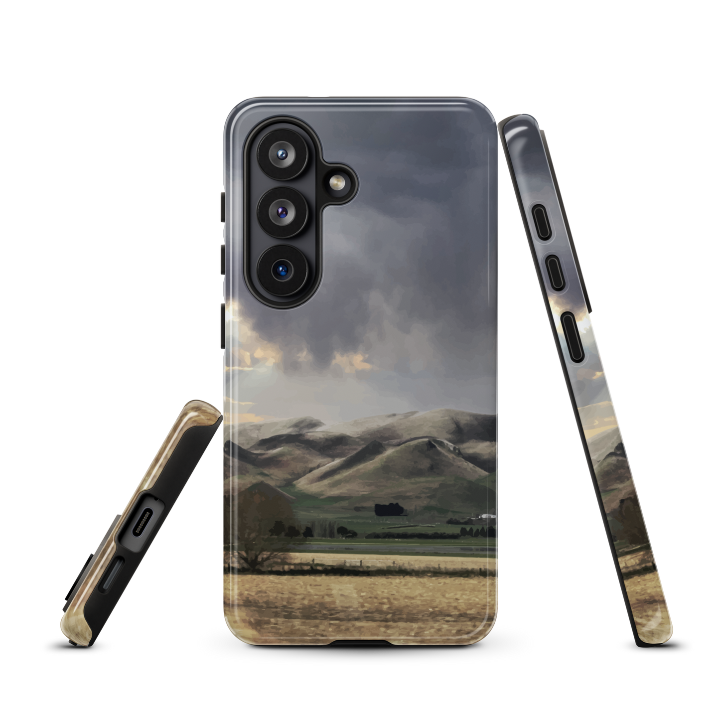 'Te Hauke' Samsung Galaxy S26 tough phone case - protective glossy case NZ Australia